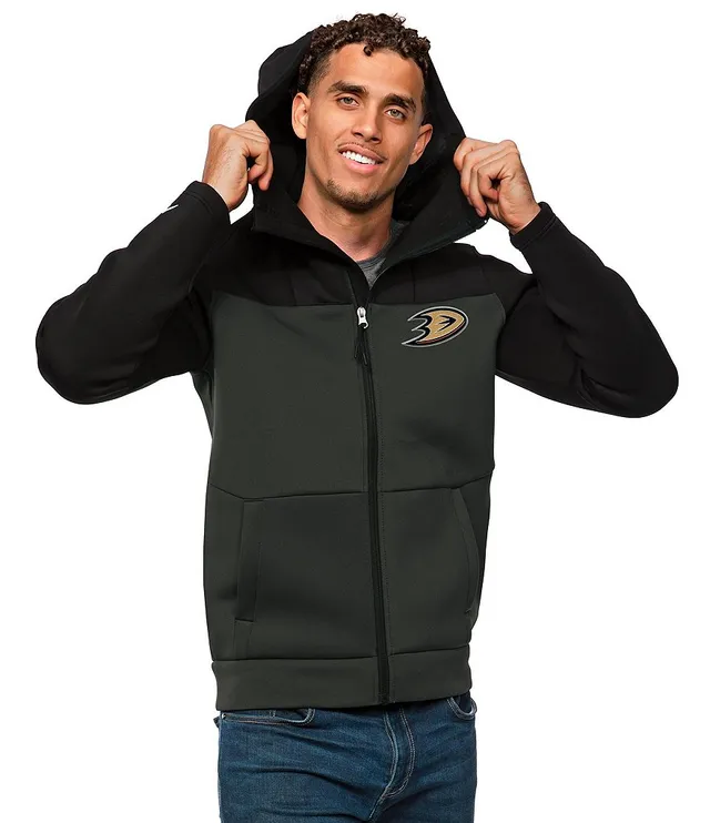 Men's Antigua Black Cleveland Browns Protect Lightweight Full-Zip