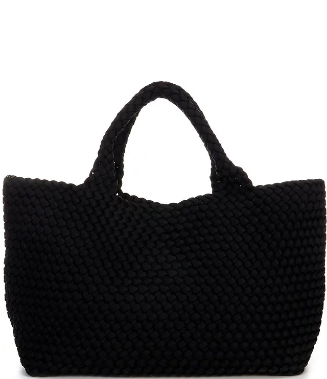 Antonio Melani Large Checkered Neoprene Woven Tote Bag