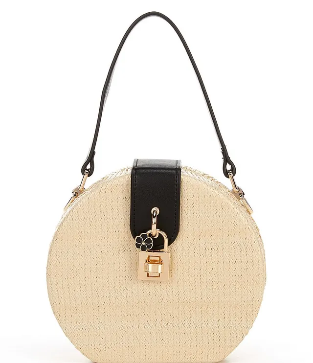 Antonio Melani Woven Embossed Pouchette Crossbody Bag