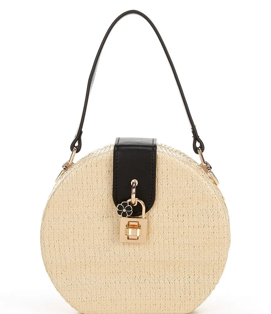 AEO Round Straw Tote