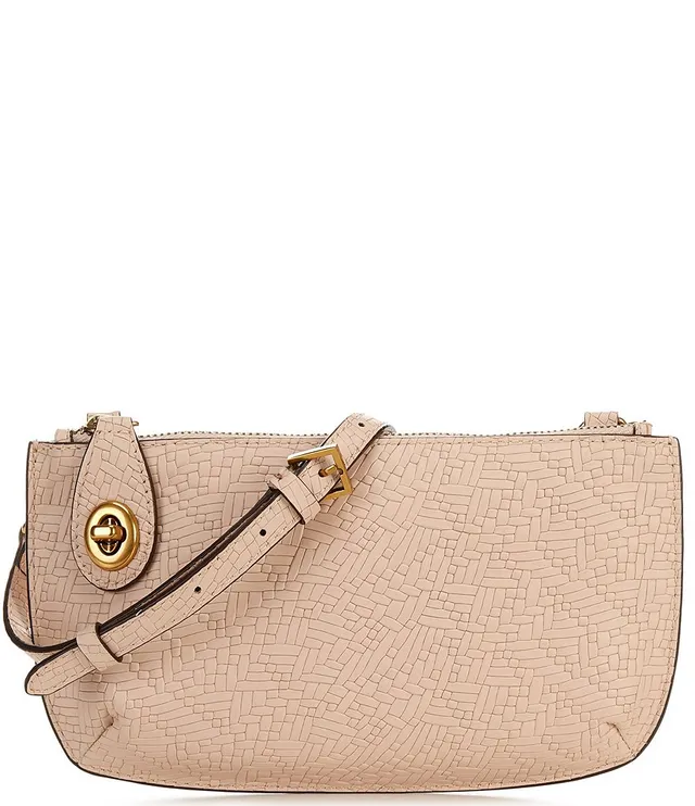 Antonio Melani Woven Embossed Pouchette Crossbody Bag