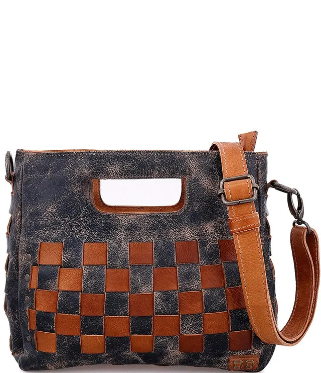 Antonio Melani Woven Embossed Pouchette Crossbody Bag