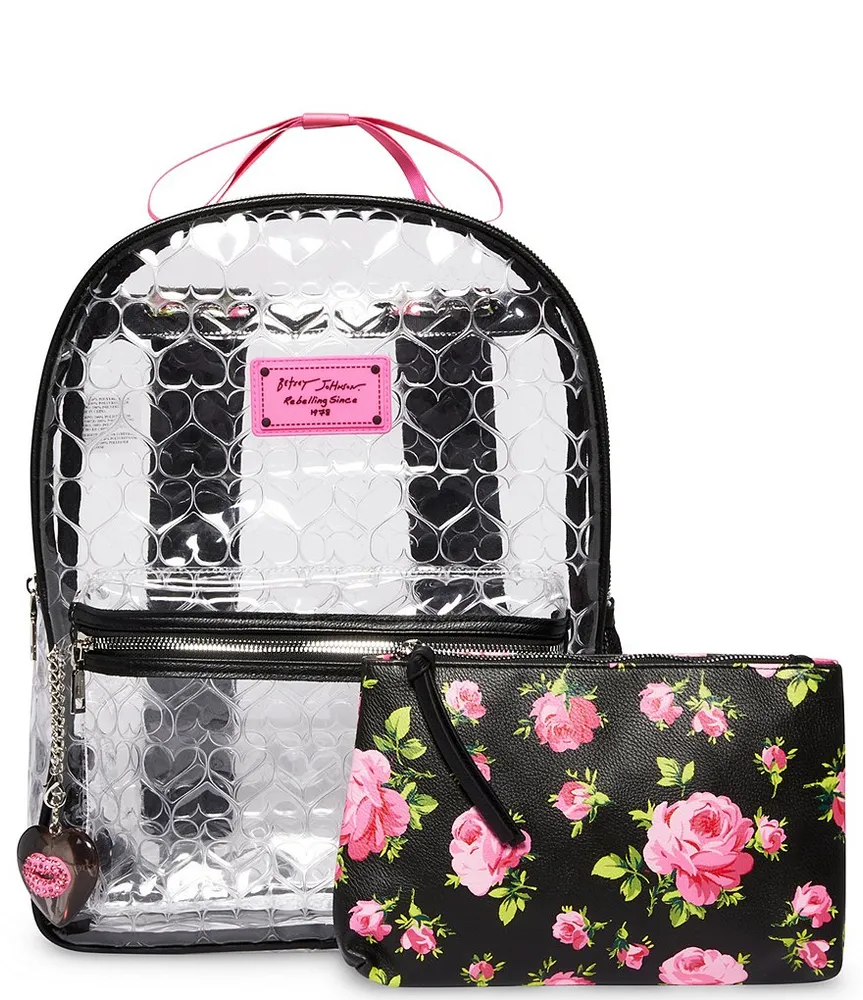 Betsey Johnson No Brainer Skull Crossbody Strap Tote Bag