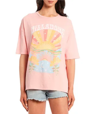 Billabong Peace and Love Oversized T-Shirt - Women's Salt Crystal L