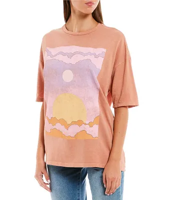 Billabong Peace and Love Oversized T-Shirt - Women's Salt Crystal L