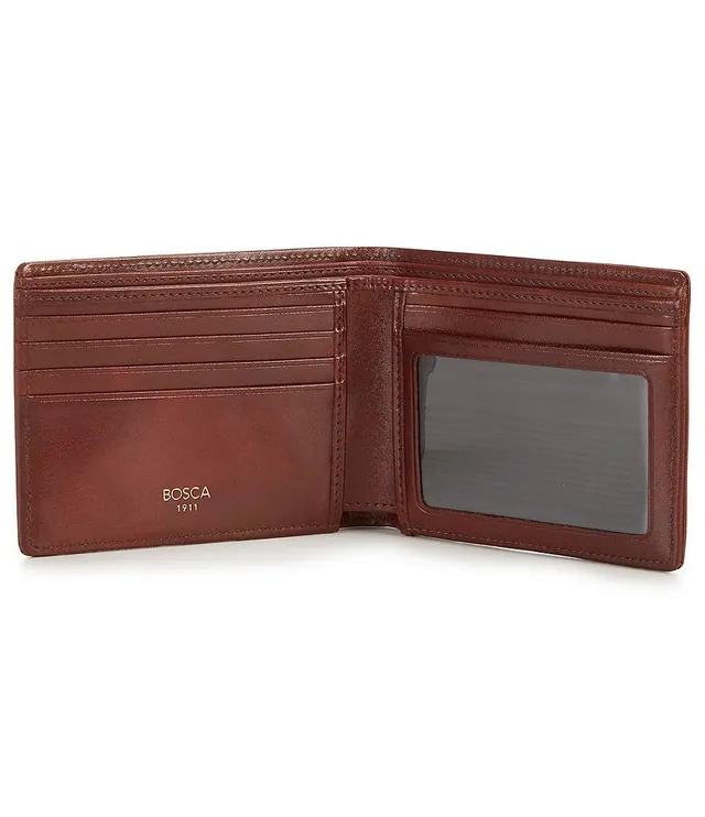 Bosca Continental Bifold Leather Wallet