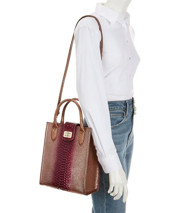 BRAHMIN Ombre Melbourne Collection Moira Infusion Tote Bag