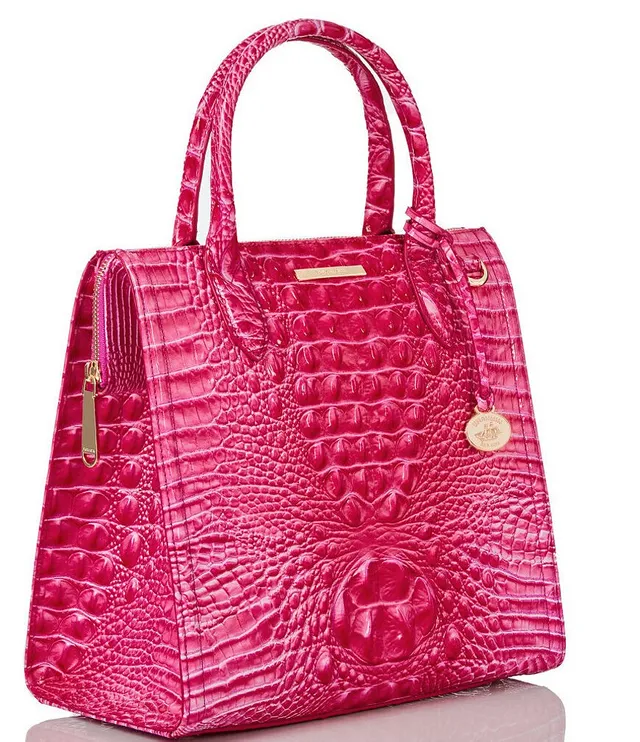 Red/ Pink Brahmin Satchel Bag