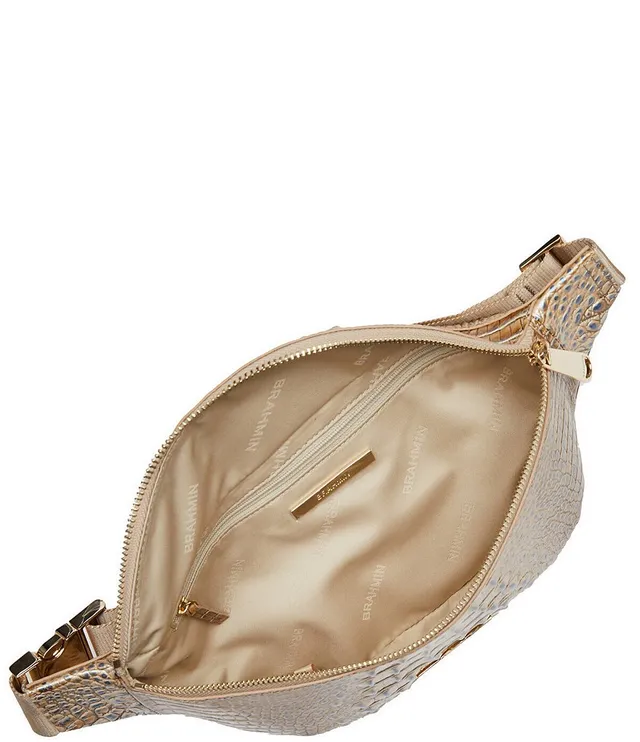 BRAHMIN Tetra Collection Light Denim Harker Belt Bag