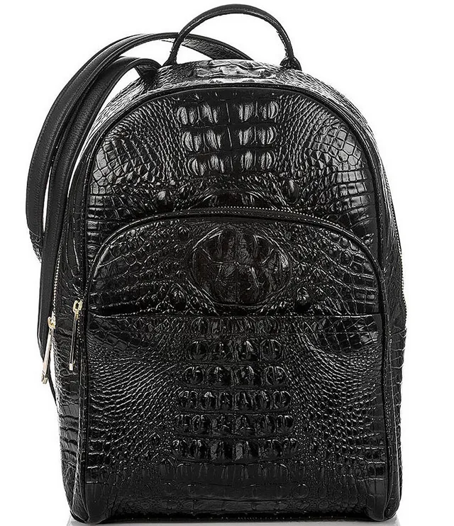 Brahmin, Bags, Brahmin Melbourne Collection Marley Crocodileembossed  Crossbody Bag