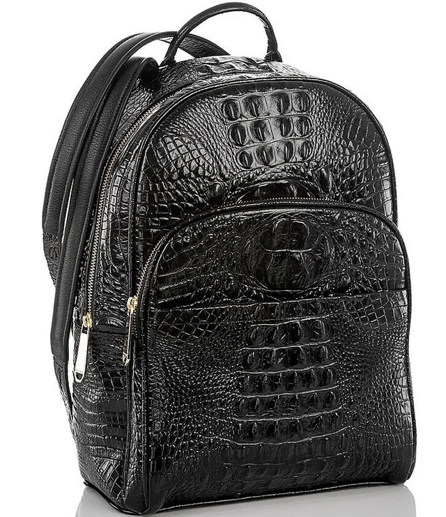 Brahmin Chelcy Backpack, Black, Leather