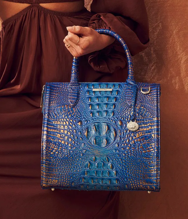 Brahmin, Bags, Brahmin Small Finley Blue Azure