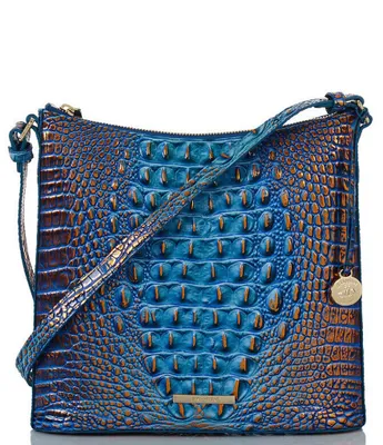 BRAHMIN Melbourne Collection Katie Leather Crocodile-Embossed