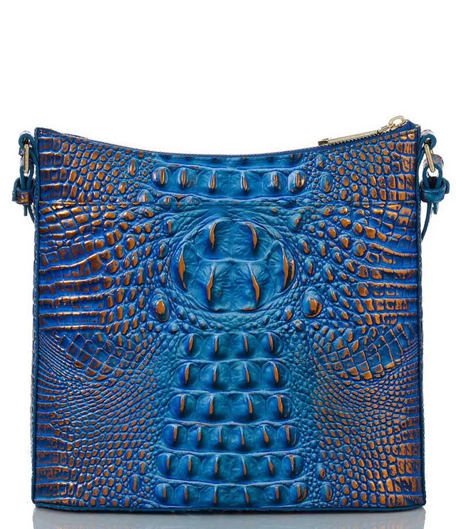 BRAHMIN Melbourne Collection Katie Leather Crocodile-Embossed Crossbody Bag, Dillard's