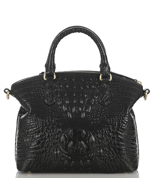 BRAHMIN Ombre Melbourne Collection Large Crocodile-Embossed Duxbury Satchel  Bag