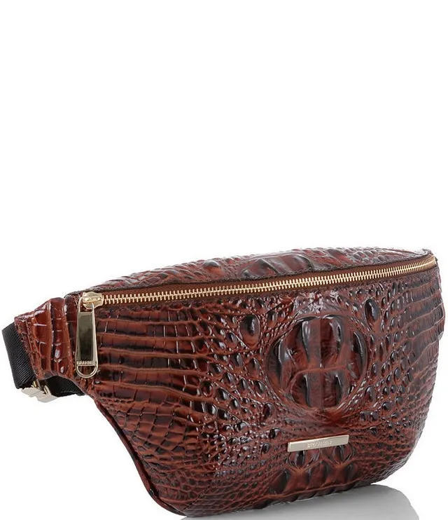 BRAHMIN Tetra Collection Light Denim Harker Belt Bag