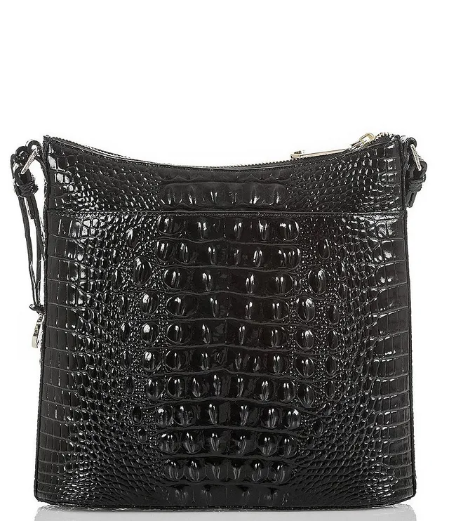 BRAHMIN Melbourne Collection Katie Leather Crocodile-Embossed