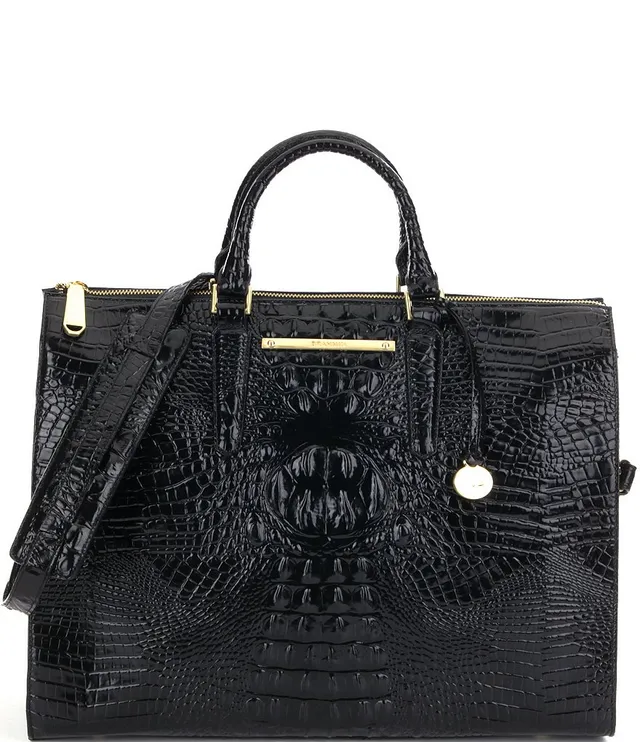 Brahmin Melbourne Collection Business Tote, Black, Leather