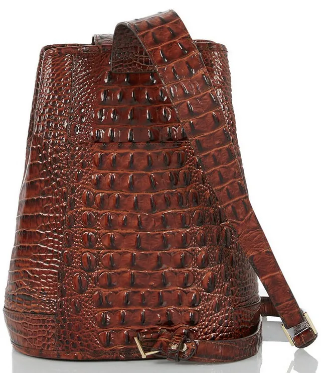 BRAHMIN Melbourne Collection Margo Crocodile-Embossed Crossbody Bag, Dillard's