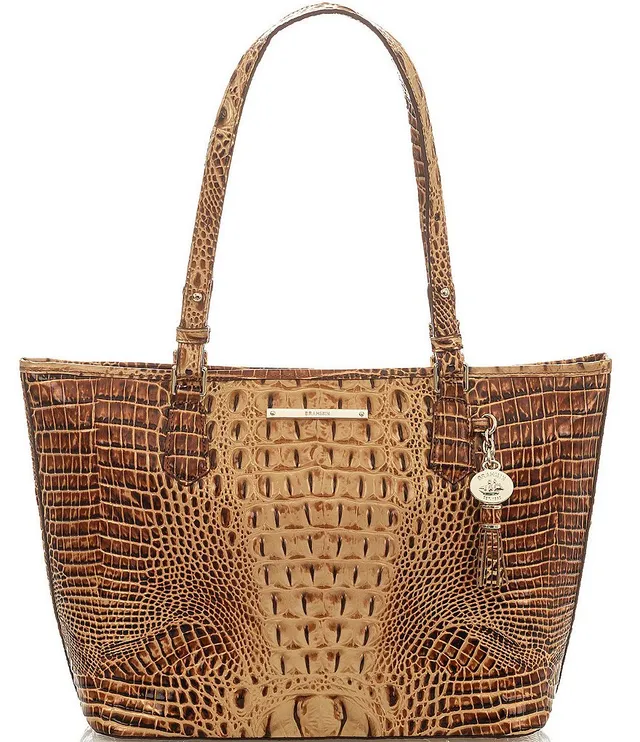 BRAHMIN Melbourne Collection Shayna Crossbody Bag - Toasted