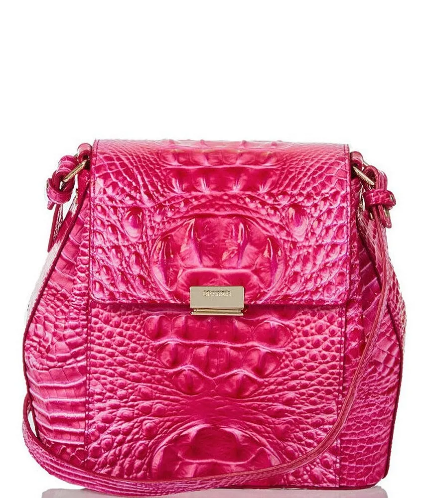 BRAHMIN Melbourne Collection Pink Cosmo Margo Crossbody Bag