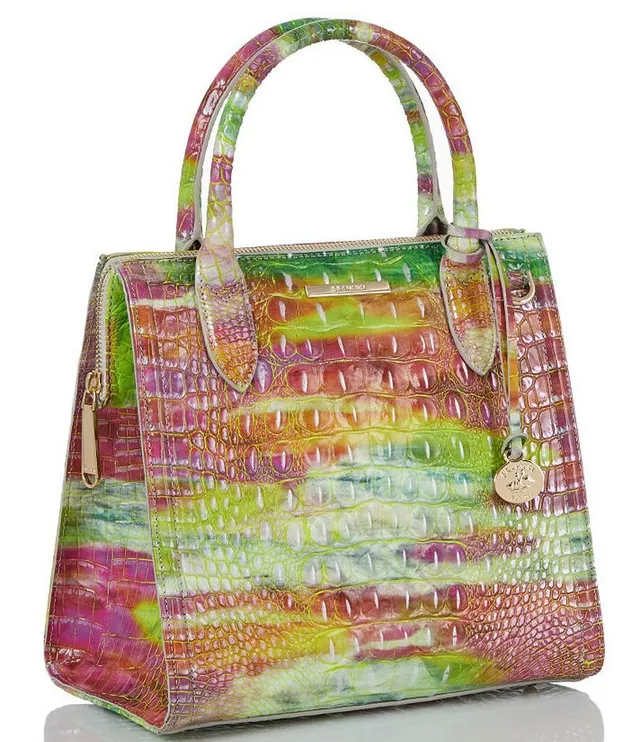 BRAHMIN Melbourne Collection Small Caroline Lush Satchel Bag