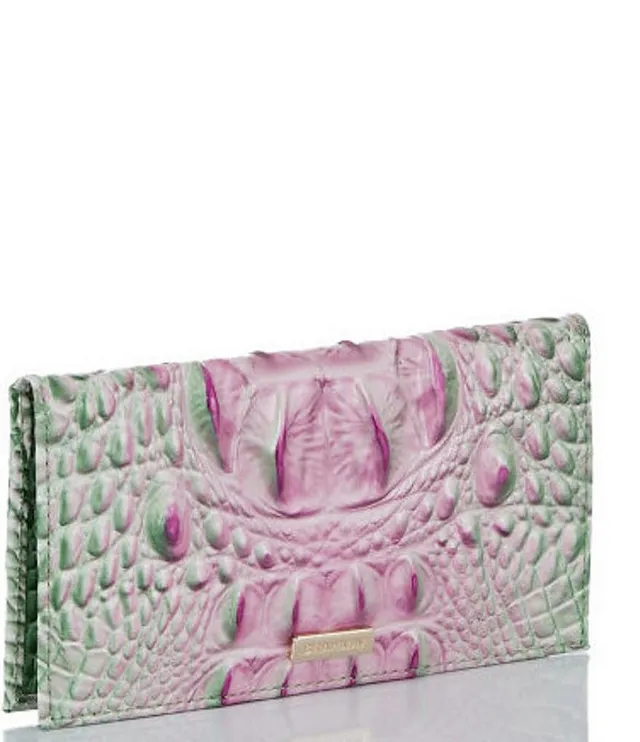 BRAHMIN Ombre Melbourne Collection Pastry Cordelia Checkbook