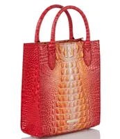 BRAHMIN Ombre Melbourne Collection Moira Infusion Tote Bag