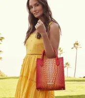BRAHMIN Ombre Melbourne Collection Moira Infusion Tote Bag