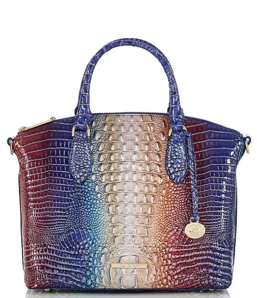 Small Caroline Leather Satchel, Infusion Ombre