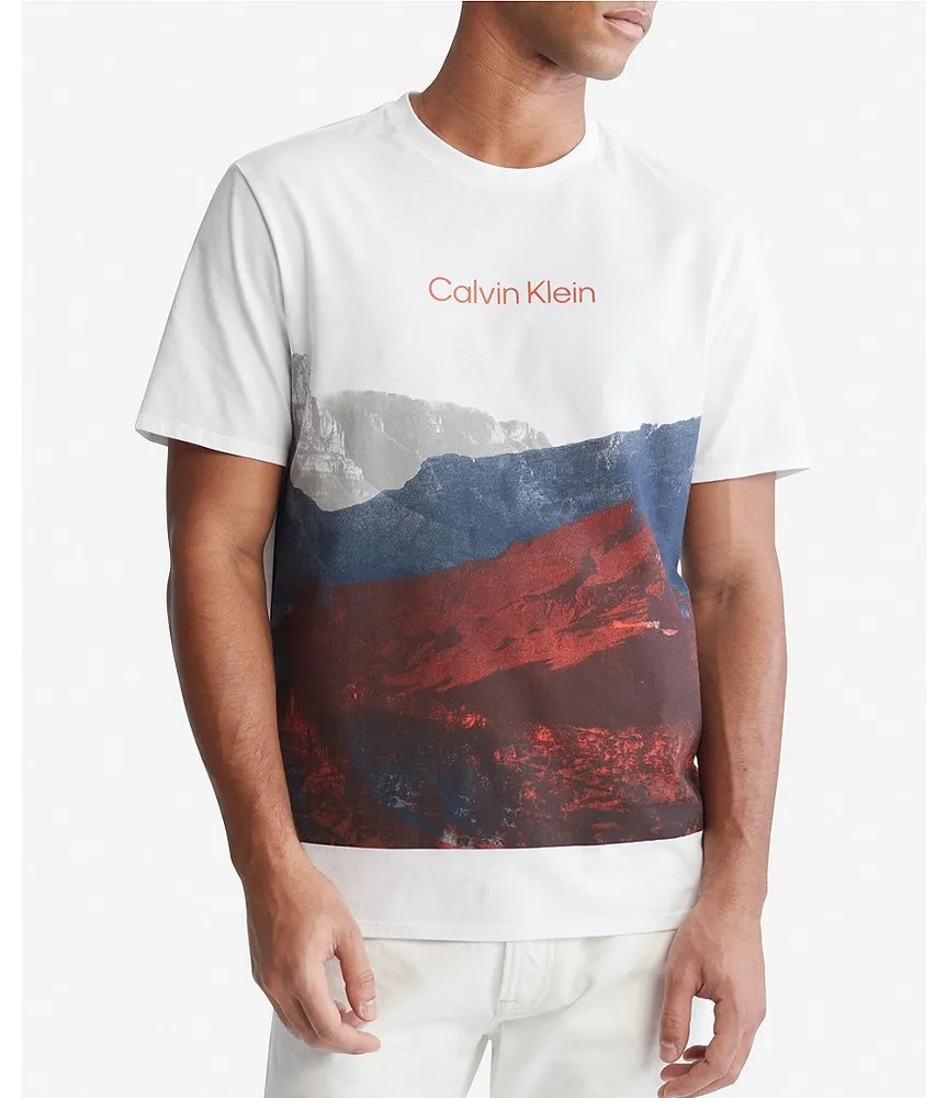 Calvin Klein Calvin Klein Gradient Monogram Logo Graphic Crewneck