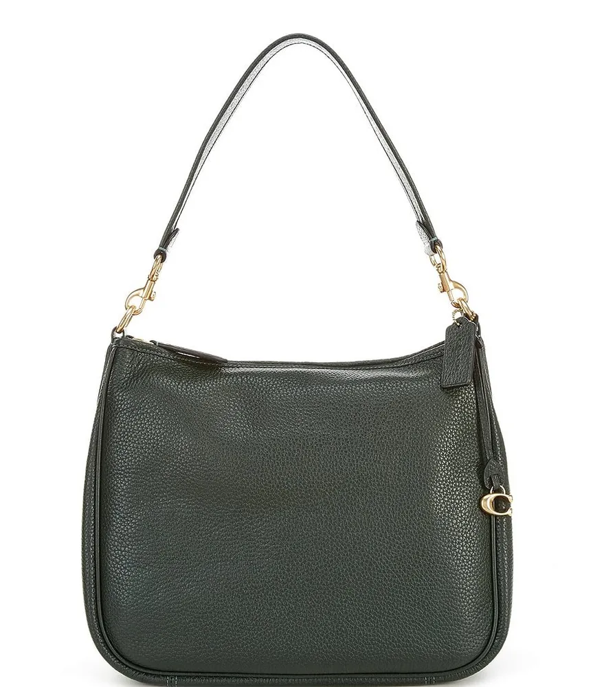 Coach Cara Pebble Leather Satchel Bag