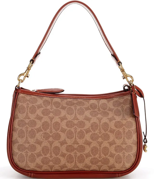 COACH Coated Canvas Signature Logo Chase Crossbody Bag