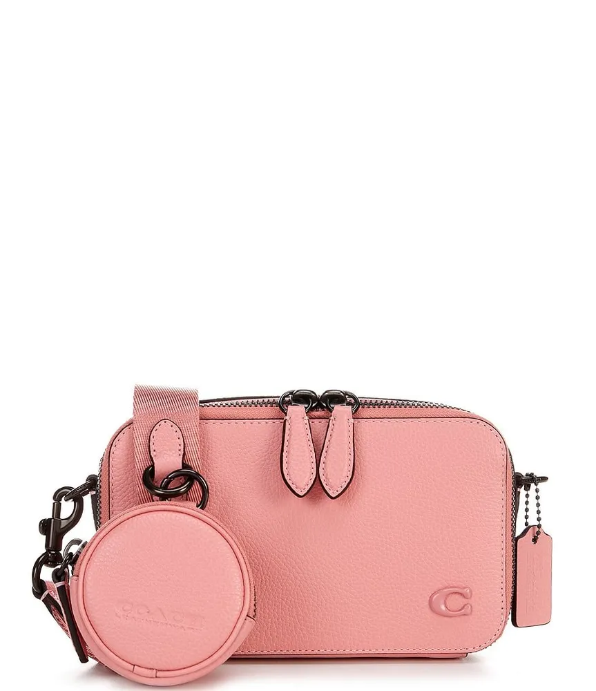 COACH Polished Pebble Leather Chaise Crossbody