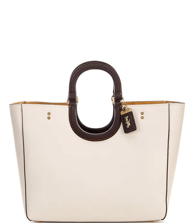 COACH Rae Tote In Colorblock in Red