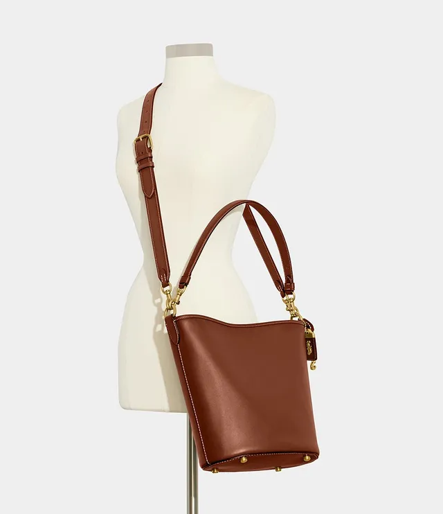 COACH Dakota Glovetanned Leather Bucket Bag