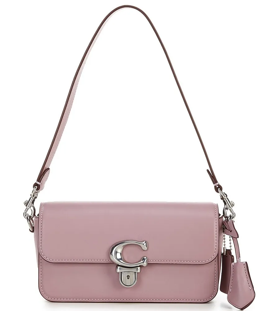 COACH Cassie Pebble Leather Silver Tone Crossbody Bag