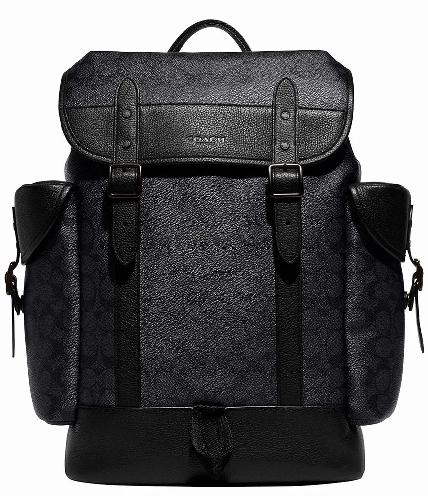 Buy Coach Hitch Leather Backpack, Green Color Men