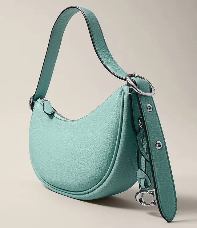 COACH Luna Medium Pebbled Leather Shoulder Bag