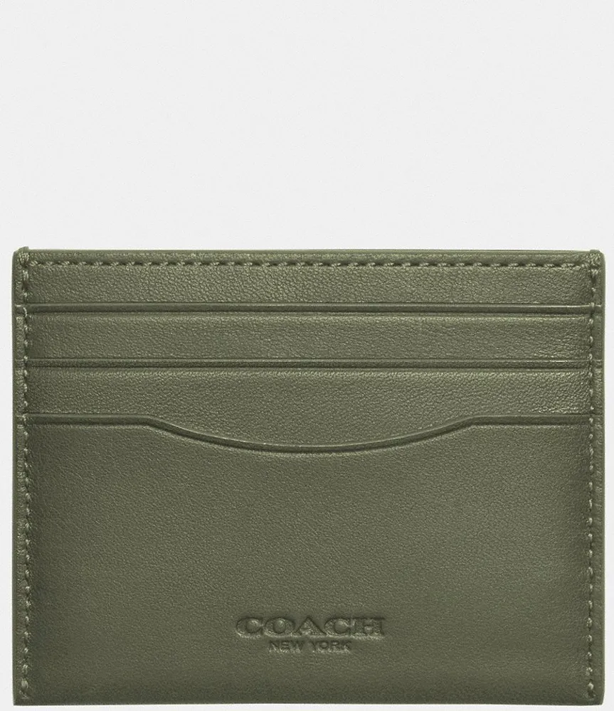 Coach Sport Flat Leather Card Case