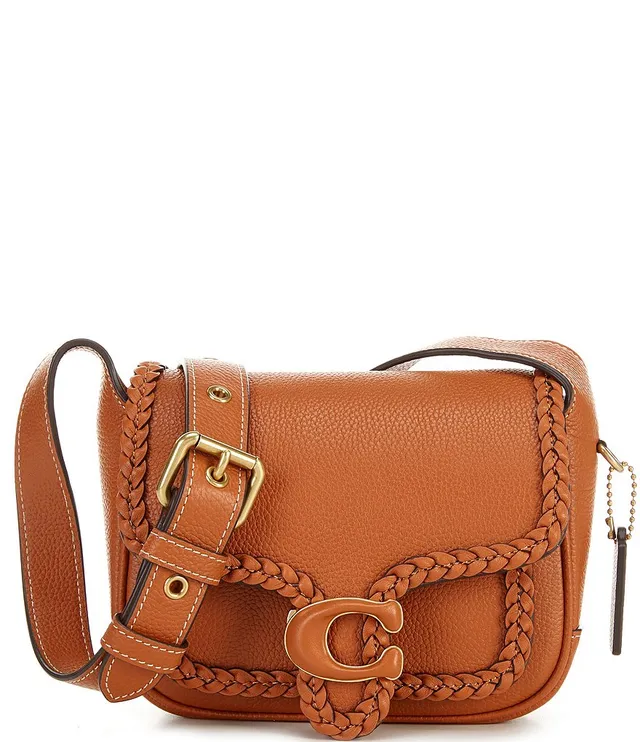COACH Solid Polished Pebble Tabby Convertible Gold Chain Wristlet Crossbody  Bag, Dillard's in 2023