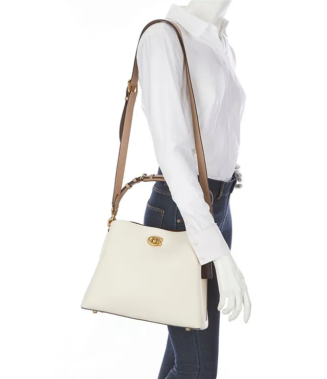 COACH Willow Colorblock Leather Shoulder Bag