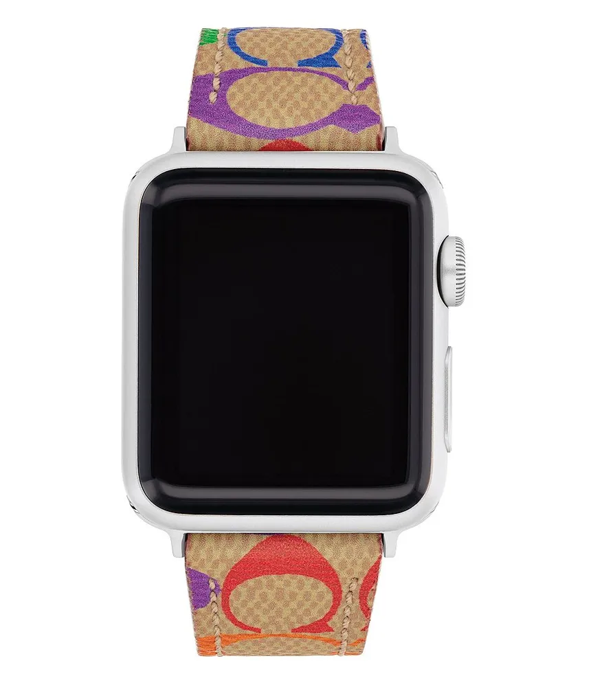 Coach Apple Watch Canvas Strap