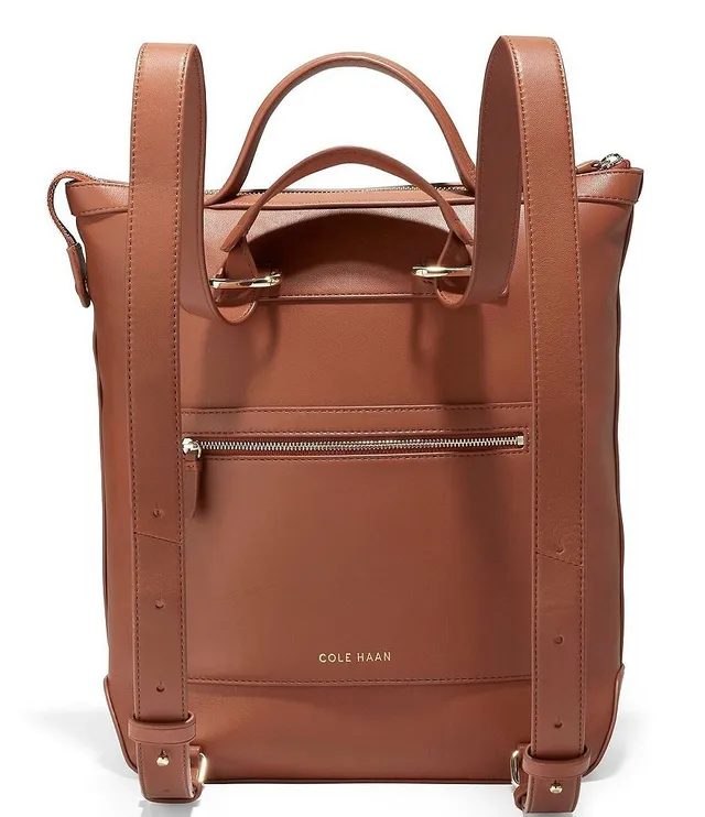 Cole Haan Genevieve Weave Small Convertible Lux Backpack