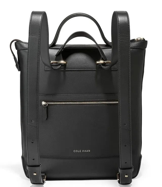 Cole Haan Genevieve Weave Small Convertible Lux Backpack