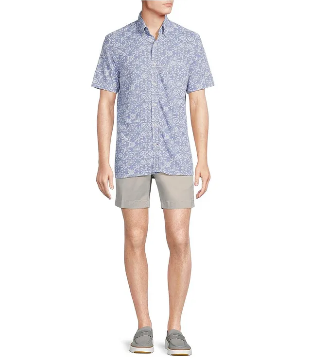 Cremieux Blue Label United In Cremieux Collection Bandana Patchwork Short  Sleeve Woven Camp Shirt