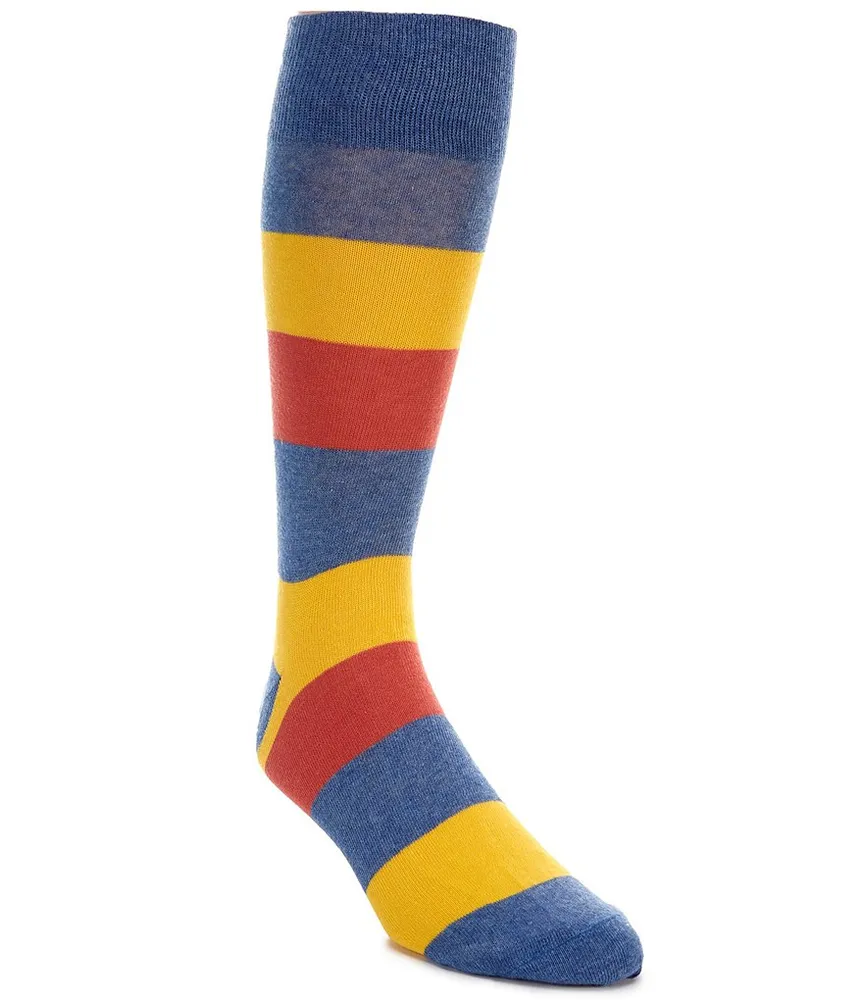 Rugby Stripe Red Sock