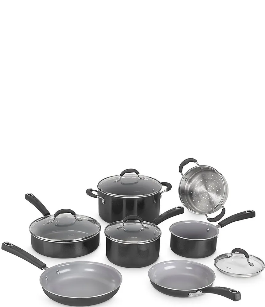 Cuisinart Advantage Nonstick 11-Piece Cookware Set, Black