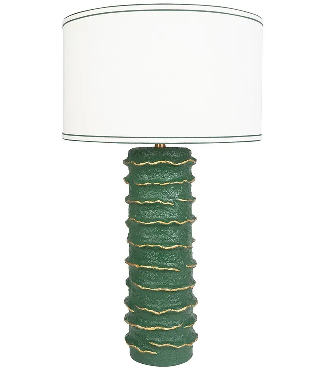 Park Hill Southern Classic Collection Metal Pineapple Distressed White Table  Lamp