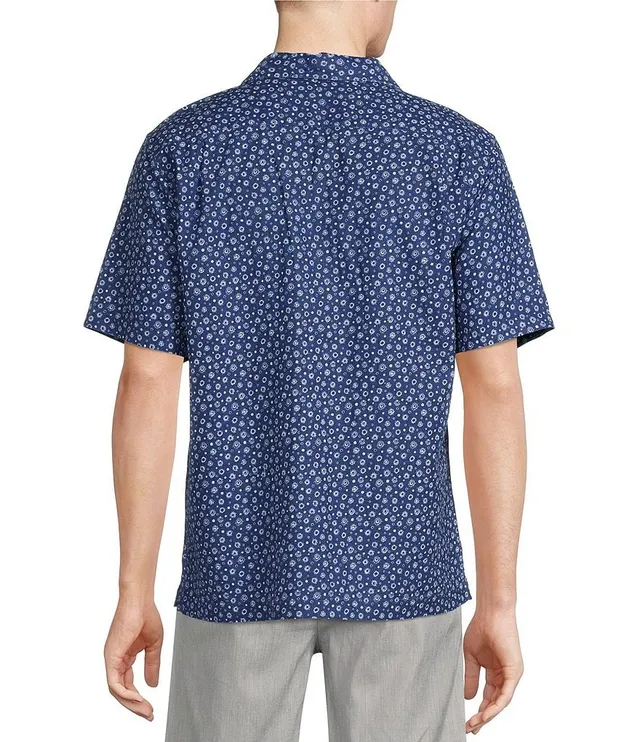 Daniel Cremieux Signature Label Miniature Bandana Print Short Sleeve Shirt